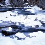 Frozen Melach river